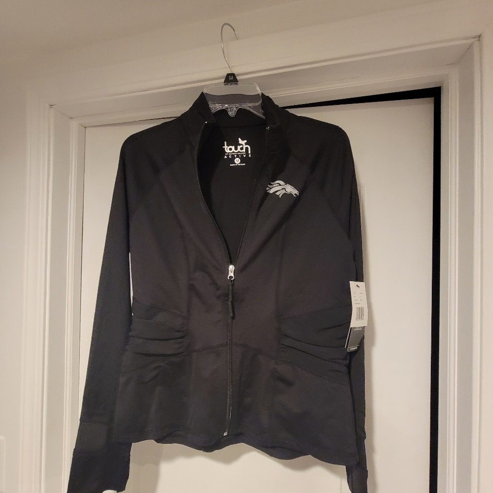Touch by Alyssa Milano Broncos jacket. First 3 pics are actual jacket